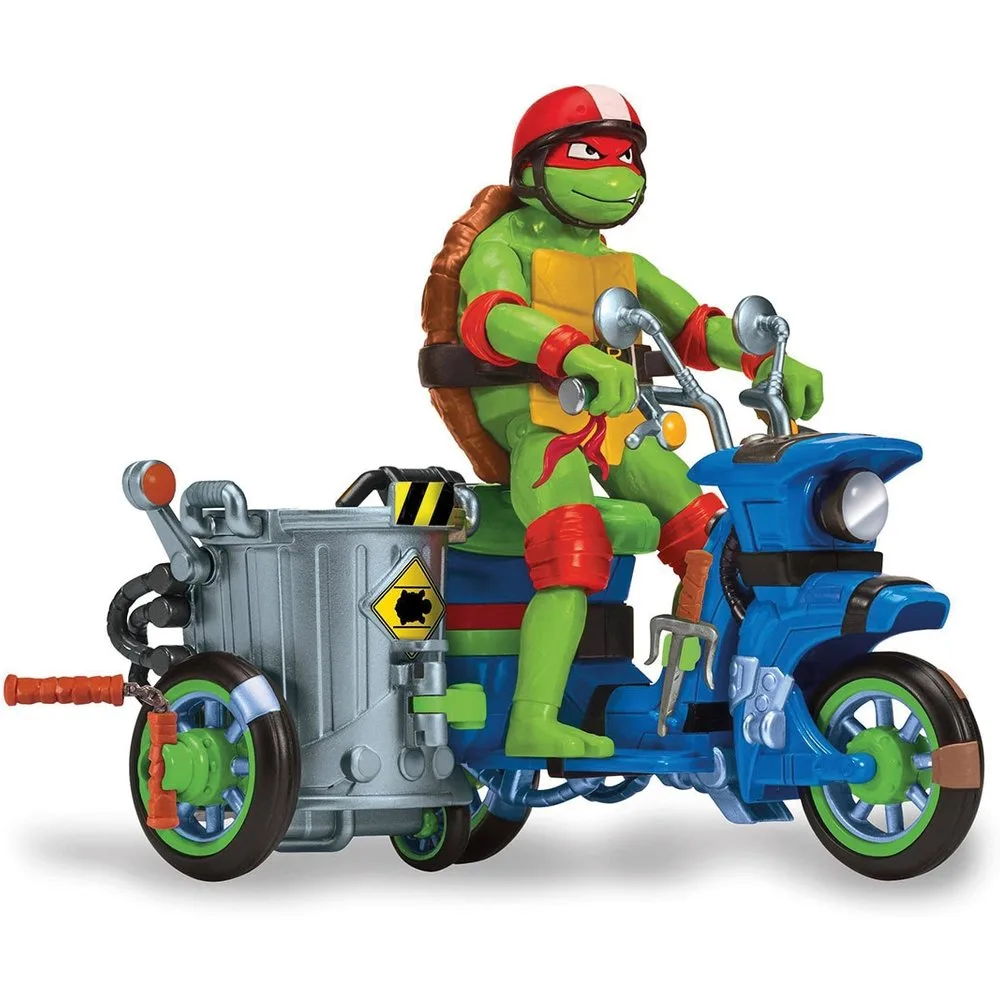 Vehículo oficial con figura de Raphael Tortugas Ninja - Famosa - FashionsVida