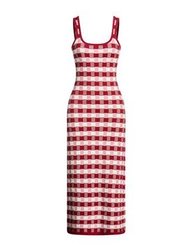 Vestido midi Mujer Ladrillo 34,38,42 Mujer