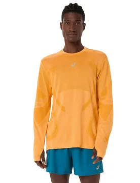 Maglietta da running da uomo Road Seamless arancione M - Asics - FashionsVida
