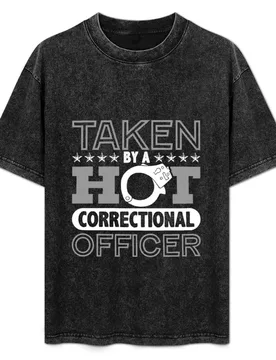 Correctional Officer Wife Girlfriend Taken By A Hot T-Shirt Lightweight Print T-Shirt - Aliexpress - FashionsVida