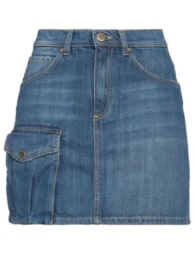Falda vaquera Mujer Azul marino 36 Mujer - PINKO - FashionsVida