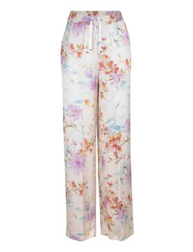 Pantaloni Realizzati In Crepe Di Viscosa
