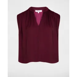 Blusa de mujer con escote pico