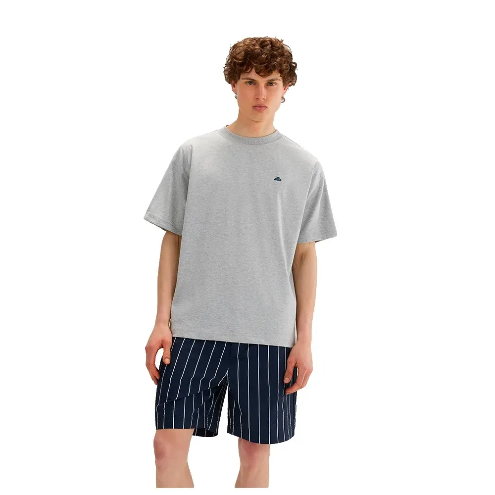 Maglietta A Maniche Corte Oliva Light Grey Marl L - Ellesse - FashionsVida