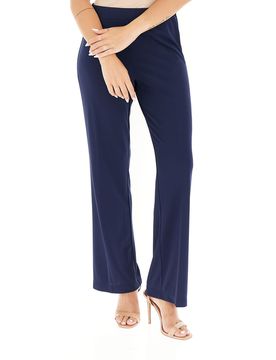 Pantalone wide leg BLU NAVY 42
