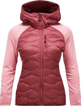 Windjacke / winddicht / wasserabweisend – Damen / Frau W Helium Down Hybrid Hood W Helium Down Hybrid Hood Wild Rouge Warm
