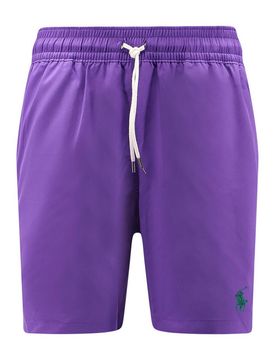 Boxer Mare In Nylon Con Logo Ricamato