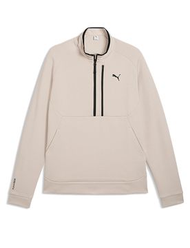 Pull tech 1/2 Zip beige S