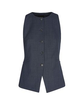 Boss Gilet JULERAN azul oscuro 40