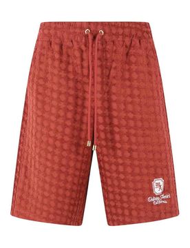 Amiri Bermuda in cotone mattone