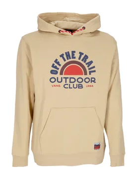 Felpa Cappuccio Uomo Outdoor Club Po Hoodie Taos Taupe - Vans - FashionsVida