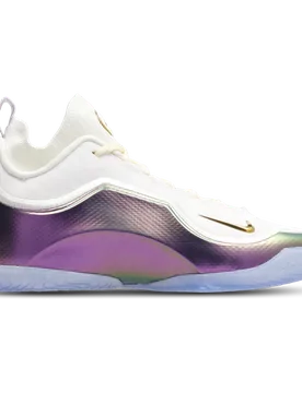 LeBron Men's Sneakers - White - Size 8 - Mesh/Synthetic - White - Size: 8 - Nike - FashionsVida