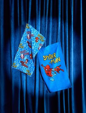 Set di asciugamani Spider-Man - blu scuro