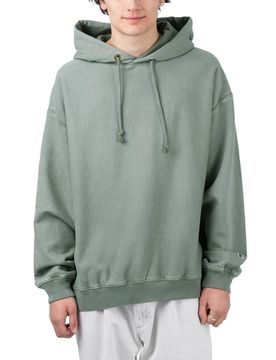 Garment Dye Hooded Sweatshirt Dark Grey S Herren