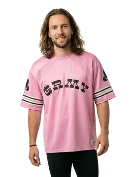 T-shirt à Manches Courtes Lone Hand Mesh Football Brick L Homme
