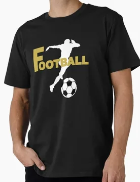 Football Player Cool Gift T shirt for Soccer Sport 100% cotton Short sleeve Graphic clothes US Size Tops S-6XL - Aliexpress - FashionsVida
