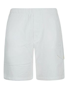 Pantaloncini cargo in pile