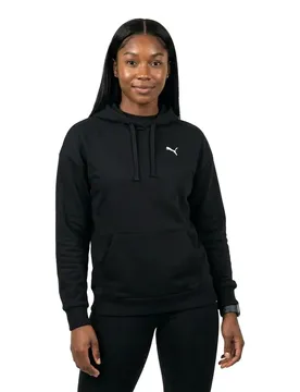 Felpa Con Cappuccio Ess Relaxed Black S