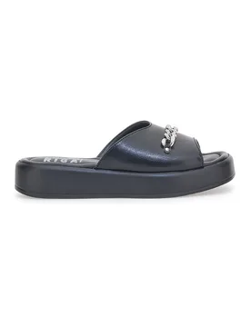Ciabatte Flatform 436127 Nere 38 - PRIMA RIGA - FashionsVida