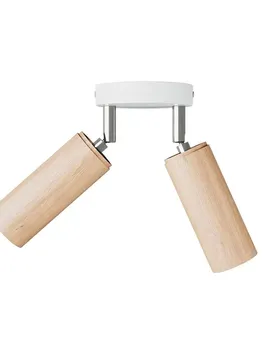 Cables Lampe à 2 Ampoules Avec Abat-jour Tub-e14 Et Rosace Ronde Neutral One Size