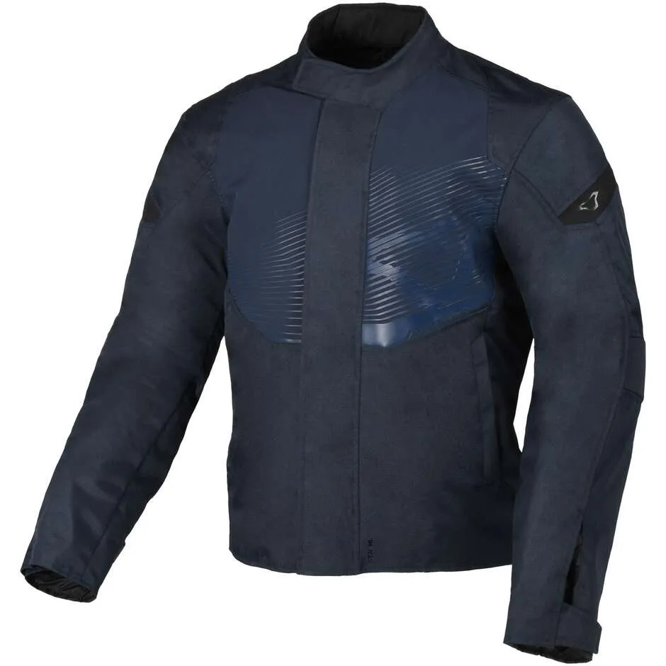 Giacca Moto Dromico Dark Blu taglia M - Macna - FashionsVida