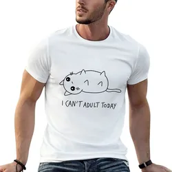 Sorry people but I can’t adult today T-Shirt funny t shirts man cotton t shirts man 100% t shirt man cotton T-shirt