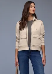 Struktumix Jacke female Beige