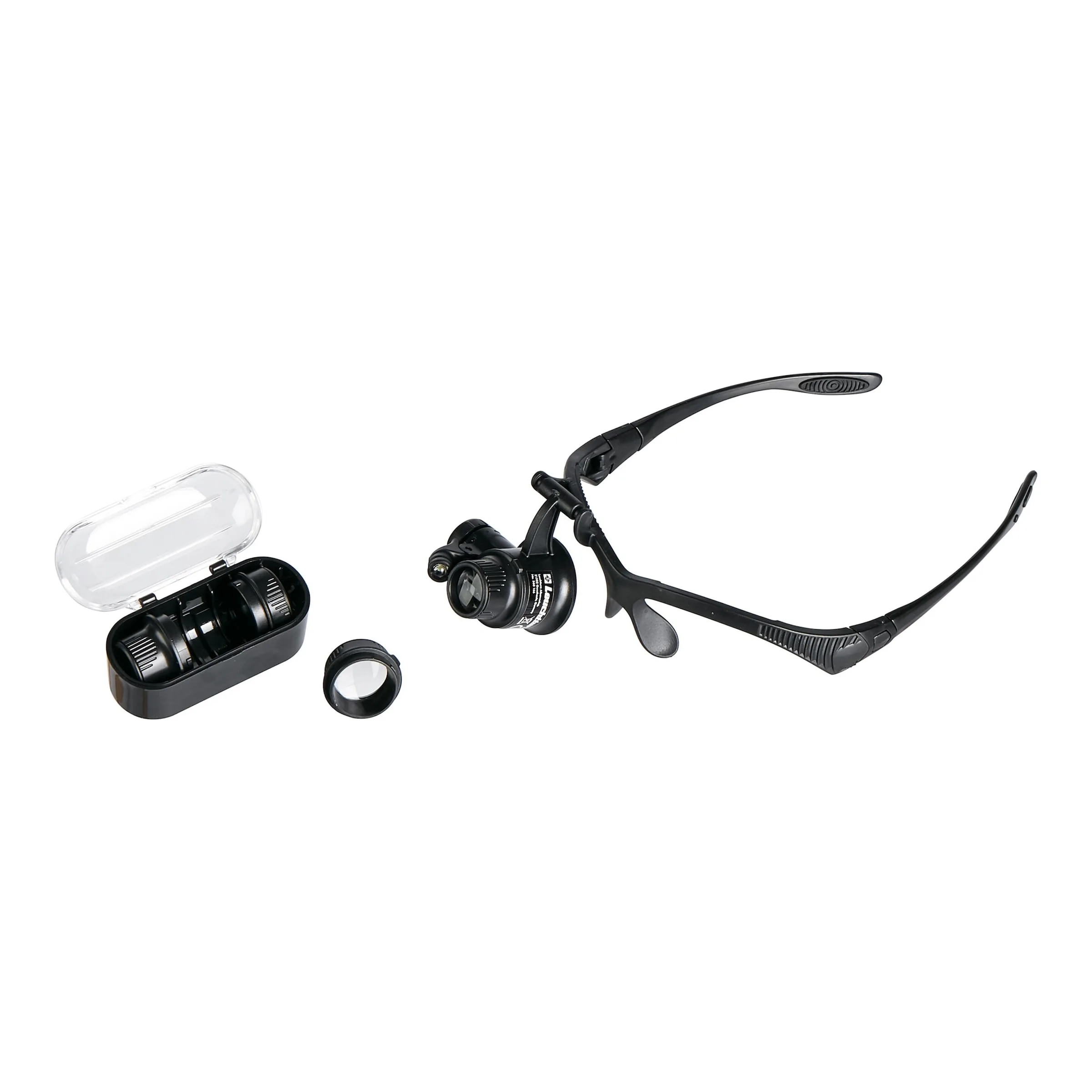 LED-Lupenbrille "Monokel" schwarz - walzvital - FashionsVida