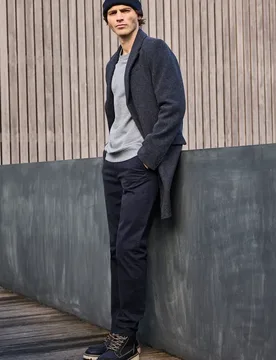 Street One Klassische Chino male Blau - Street One MEN - FashionsVida