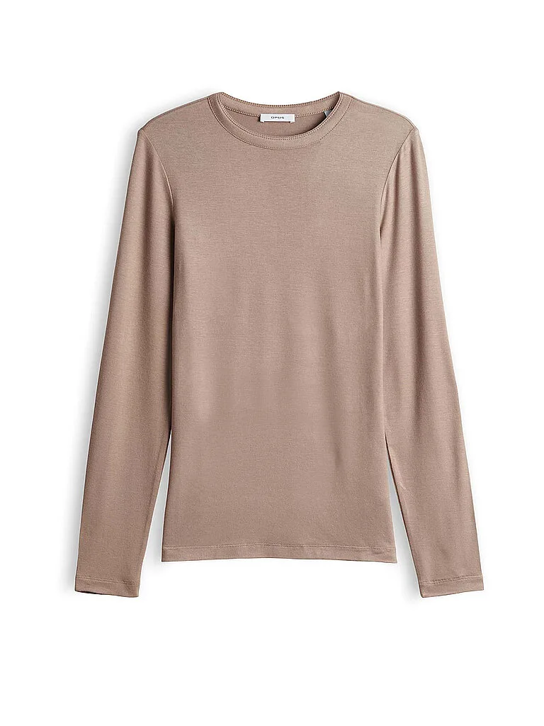 Camiseta de manga larga SIFA marrón claro 44 - Opus - FashionsVida