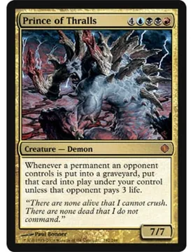Prince of Thralls Shards of Alara - Magic: The Gathering - FashionsVida