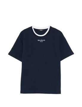 Youth Relaxed Fit Neck T-Shirt with Embroidered Logo