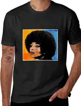 ANGELA DAVIS (COLOR) T-Shirt blanks Blouse mens clothing - Aliexpress - FashionsVida