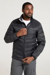 Trail Extreme Mens Down Jacket - Black - Black - Size: S