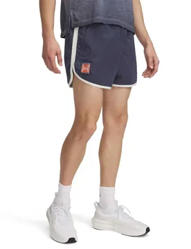 Pantaloni Corti Run 96 Downpour Gray / White Quartz / White Quartz S - Under armour - FashionsVida