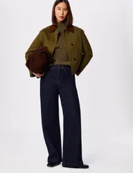Cotton Rich Utility Jacket Khaki female
