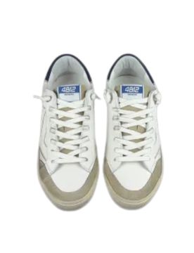 Sneakers In Pelle Uomo RETRo blu
