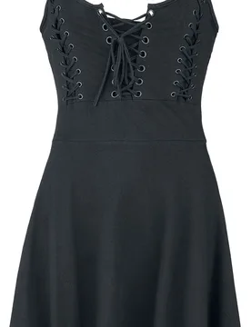 Gothic Kurzes Kleid - Malice Dress - XS bis 4XL - für Damen - Größe S - schwarz - Frauen - female - Poizen Industries - FashionsVida