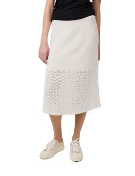 Jupe Midi Milja Knitted White L - Makia - FashionsVida