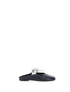 Mules in pelle NERO 39