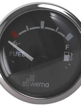 Silverline 648501 0-190 Ohm Eu Standard Fuel Level Gauge Silver 52 mm unisex - Wema - FashionsVida