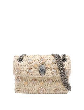 Borsa a tracolla Mini Rafia Kensington