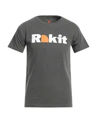Rokit Camiseta Hombre Gris S Hombre