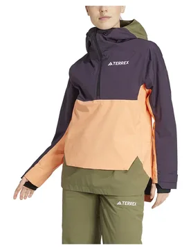 Veste Terrex Xperior 2l Lined Rain.rdy Aurora Black / Olive Strata / Amber Tint S20 XS - Adidas - FashionsVida