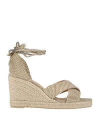 Castañer Espadrillas Mujer Oro 40 Mujer
