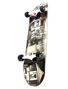 Skateboard Muppy City 7.75´´ Black / Yellow 31.5 Pouces unisex
