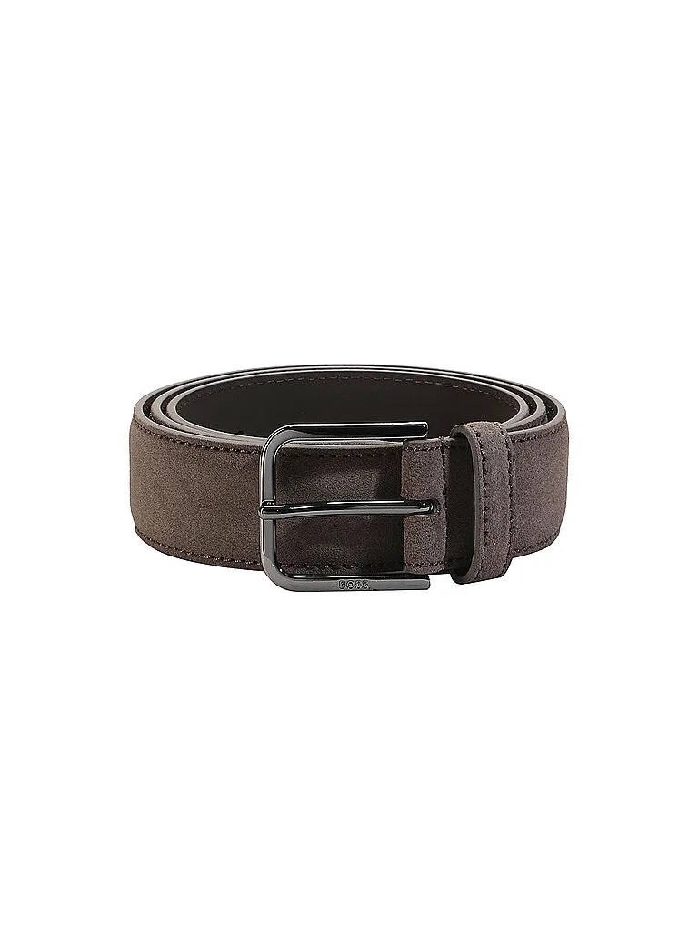 Cinturón de piel MADISON-B1 beige 105 - BOSS - FashionsVida