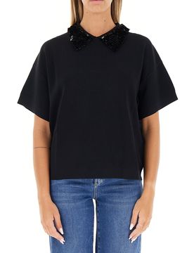 LIU JO Top monospalla NERO S