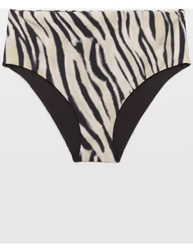 Braga de bikini de mujer reversible alta que se puede bajar y quedar normal, forrada por dentro - Antigel - FashionsVida