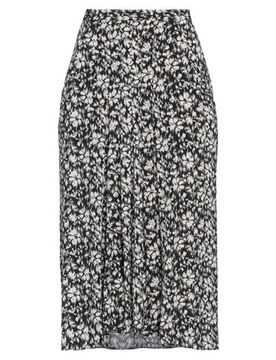 Midi-Rock Damen Schwarz 32,34,36 Damen